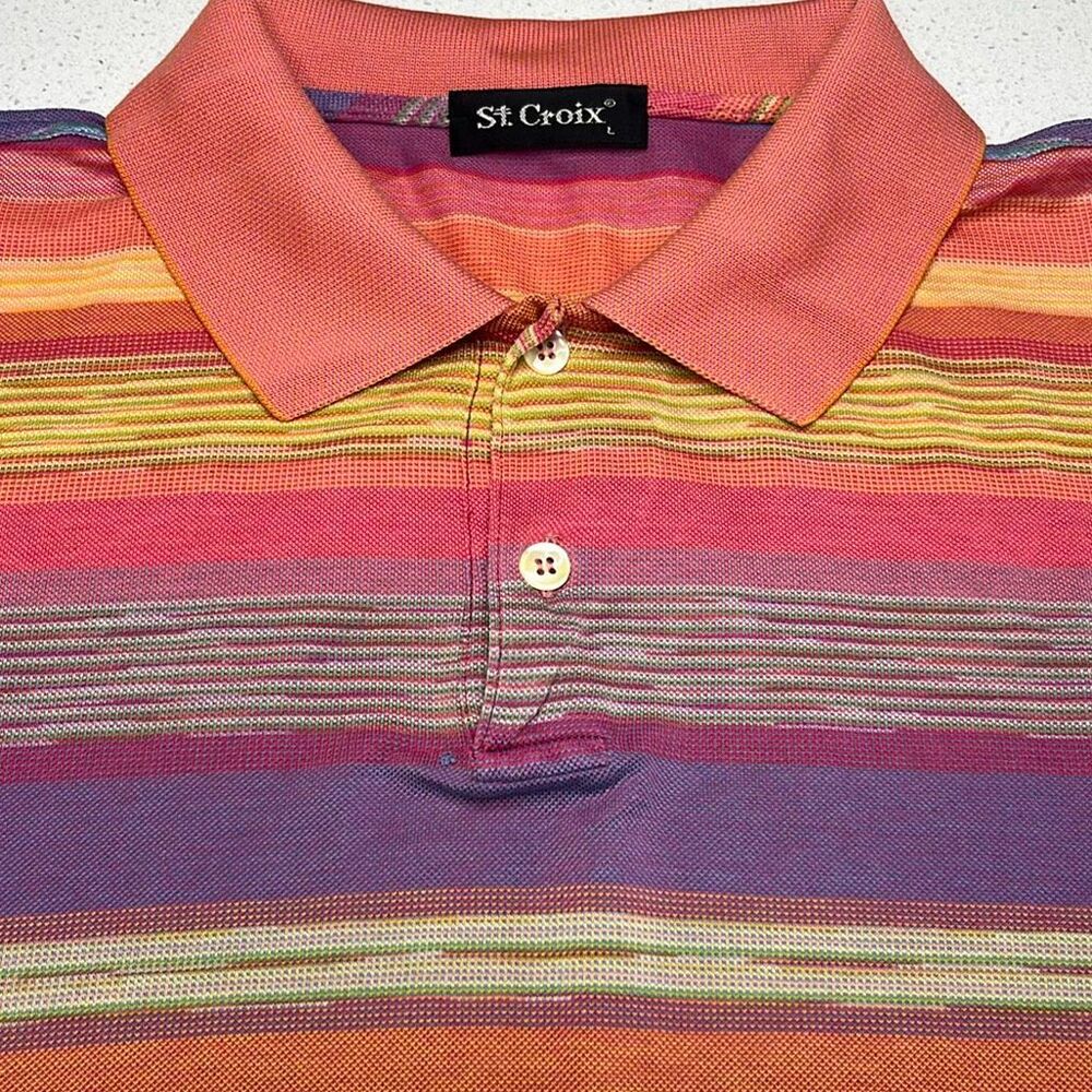 Vintage St. Croix Polo Shirt Mens Large